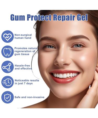 Gum Protect Dental Repair Gel Oral Care Therapy Formula Professional Gum Health Solution Gum Instant Treatment Gel(2 Packs) - Buy Online on GoSupps.com