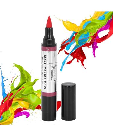 Nail Polish Pen Nail Gel Polish Pen Attractive Safe and Reliable Save Time and Energy with Charming Colors for Nail Salons or Individual Home(05) - Buy Online on GoSupps.com