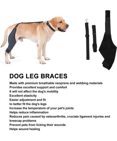 Dog Knee Brace for Hind and Rear Leg Knee Brace for Dog Support for Dog ACL CCL Cruciate Ligament Injury Joint Pain and Muscle Sore(M/Left) - Buy Online on GoSupps.com