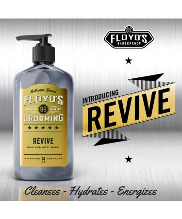 Floyd's 99 Revive 3-in-1 Men's Body Wash, Shampoo, Face Wash - Triple Action Formula - 33 oz - Buy Online on GoSupps.com