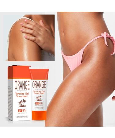  Generisch Tanning Gel | Intense Tanning Gel 88g for Women | Tanning Accelerator for Sunbeds and Outdoor Sun Protection | Sun Protection with SPF 30 Tanning Butter for the Beach - Buy Online on GoSupps.com