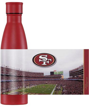 San Francisco 49ers NFL Primetime Metal 18 oz Water Bottle - Buy Online on GoSupps.com