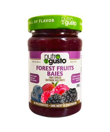 NutroGusto Jams Fruit Preserve Spread 290 g (Forest Fruit)