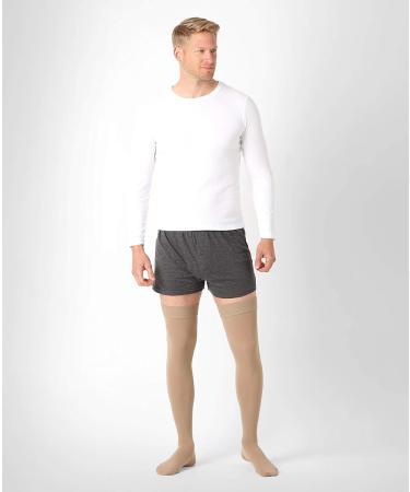 Pani Teresa Medica Compression Stockings for Men & Women | Class 2 Thrombosis Support (23-32 mmHg) - Hexagonal Size 3 Lace Design - Buy Online on GoSupps.com