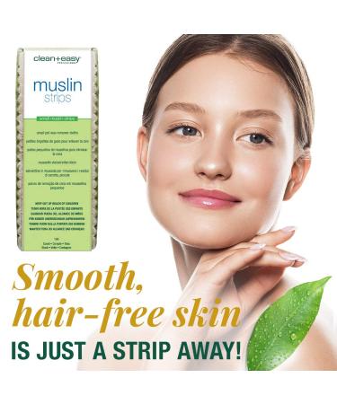 Small Facial Muslin Wax Strips - Pre-Cut 100 Count for Hair Removal - Buy Online on GoSupps.com