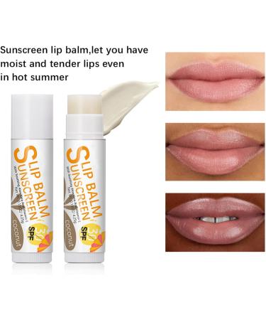 Sunscreen Lip Balm SPF 30 UVAProtection Lips Watermelon Flavor Lipstick Banana Sun Care Colorless Moisture Sunscreen Lip Balm Lips Care Banana Sun Care Colorless Moisturizer Lipstick banana flavor - Buy Online on GoSupps.com