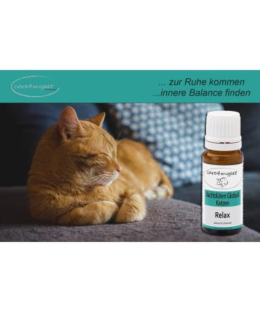 Cat Bach Flowers Globuli Relax - Natural Sedative for Cats | C30 for Calm during Travel Noise & Fear - Buy Online on GoSupps.com