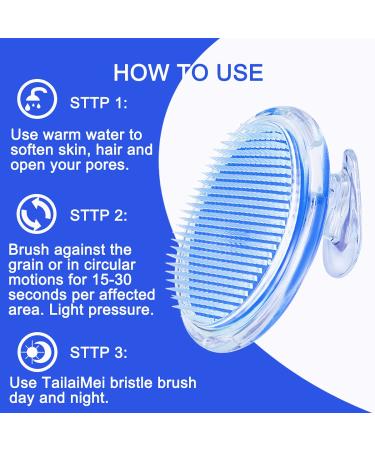 TailaiMei Exfoliating Brush - Ingrown Hair & Bikini Bump Treatment - Smooth Skin Solution for Men & Women - Buy Online on GoSupps.com