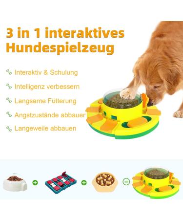 Dufuso Dog Toys - Level 2 Intelligence Toys for Large Medium & Small Dogs - Enhance Your Dog's Learning & Playtime - A-Green - Buy Online on GoSupps.com