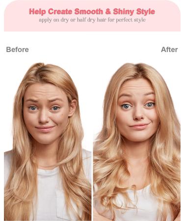 4-in-1 Styling Cream for Flyaways | Non-Greasy Hair Smoothing & Shine | No White Flakes Curl Cream | 5 Oz Hair Tamer - International Shipping Available - Buy Online on GoSupps.com