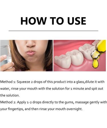 Gum Relief Drops | Repair Receding Gums & Freshen Breath - 30ml (2 Pieces) - International Shipping Available - Buy Online on GoSupps.com