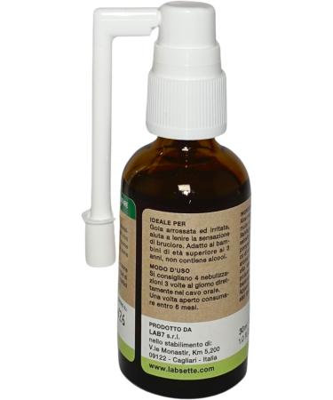 Lab7 Immunal Throat Spray Propolis in Aloe Vera 100 Sardinia 30ml - Buy Online on GoSupps.com