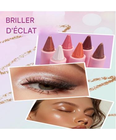 Eyeliner Paillet Pour Femmes | 6 Pi ces de Maquillage pour le Visage Eye-liner de Maquillage Portable Pour Amateurs De Beaut Mariage Cosplay Artistes Mari es Spectacles Sur Sc ne v nements Sp ciaux - Buy Online on GoSupps.com
