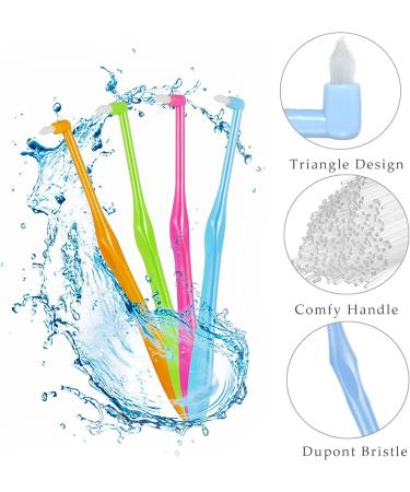 Buy LHDFYQT 8-Piece Tuft Toothbrush Set - Soft Slim Interdental Brushes for Orthodontic Care & Detailed Cleaning - Buy Online on GoSupps.com