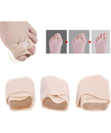 3-Piece Hallux Valgus Correction Kit | Elastic Toe Separators for Pain Relief | Day-Night Support Wrap - Buy Online on GoSupps.com