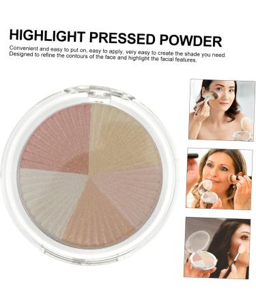 Healvian 1 Box Highlight Powder Highlighter Cream Pressed Powder Highlighter Highlighting Plastic Shell - Buy Online on GoSupps.com