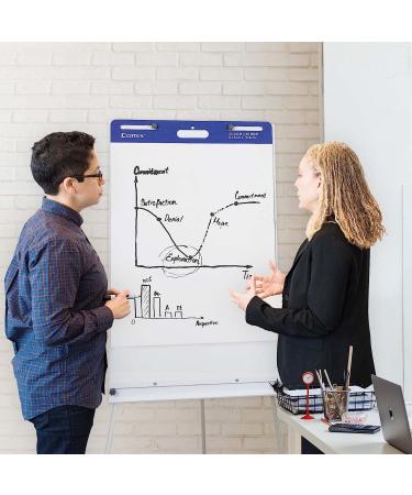 Comix Sticky Easel Pad 25x30 - Large Self Stick Flip Chart Paper for Teachers - 30 Sheets/Pad, 2 Pads/Pack - Buy Online on GoSupps.com