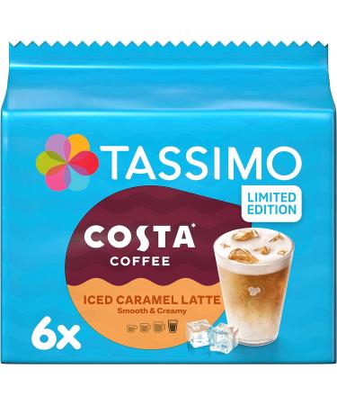 Tassimo Costa Iced Caramel Latte Coffee Pods x6 (Pack of 5 Total 30 Capsules) - Buy Online on GoSupps.com