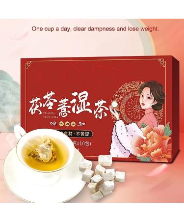 Body Dampness Clearing Herbal Tea Dampness Removing Tea Poria Herbal Tea Herbal Stone Clearing Tea 18 Flavors Liver Care Tea Chinese Nourishing Liver Tea 10Packs/ Box (1 Box(10Pcs)) - Buy Online on GoSupps.com