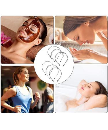 Metal Headband Set - 6 Pack Hair Bands for Men and Women | Non Slip Sports Headbands with Teeth Comb | Unisex Hairband Accessories for Outdoors and Beauty Care - Buy Online on GoSupps.com