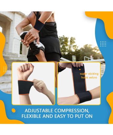 Adjustable Carpal Tunnel Wrist Brace - Compression Support for Pain Relief | Ideal for Fitness Weightlifting Tendonitis & Arthritis | Orange - Buy Online on GoSupps.com