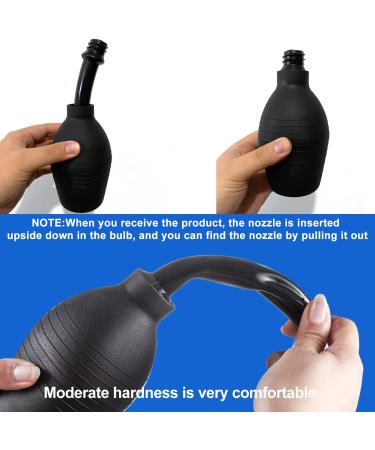 310ml Anal Douche Enema Bulb with Storage Bag - Vaginal Cleaner for Men and Women (Black) - Buy Online on GoSupps.com