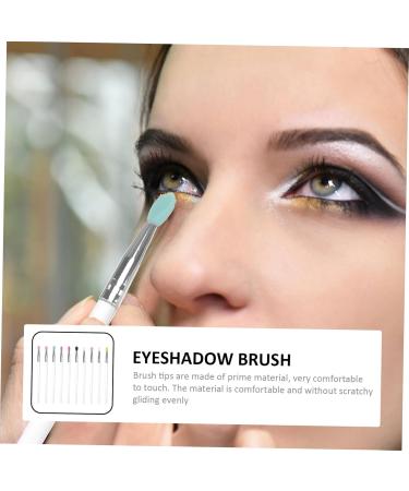 LALADEFIEE 10pcs Eye Shadow Brush Eyeliner Eye Smudge Brush Women Makeup Brush Eye Makeup Accessory - Buy Online on GoSupps.com