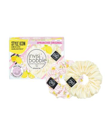 Invisibobble Hair tie set fruit fiesta #gntm Scrunchie Pastel I 2x hair tie pink and yellow for girls & women I scrunching I designed in the heart of Munich Rosa & Gelb