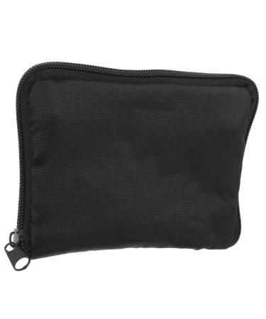 Lurrose zip pocket housing portable blood pressure measuring device blood sugar measuring device Organizer for glucose-made devices glucometer.