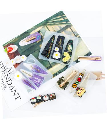 NUOBESTY 69 Pcs Hairpin Epoxy Mold Silicone Molds Clear Hair Clips Diy Silicone Mold Crystal Epoxy Headgear As Shownx3pcs 8.5X0.5cmx3pcs - Buy Online on GoSupps.com