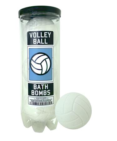 Volleyball Bath Bombs - 3 Pack - Volleyball Gifts - Volleyball Gifts for Team & Girls & Teen Girls Girls Volleyball Volleyball Accessories for Teen Girls Volleyball Coach Volleyball Gear