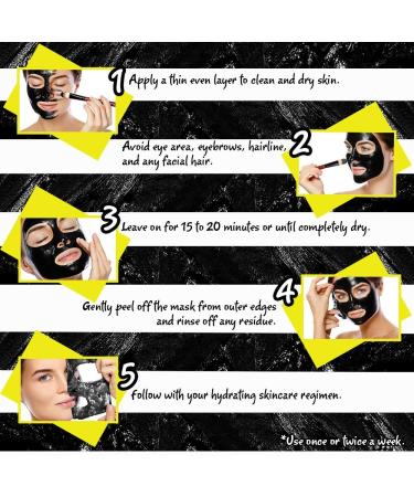 Body Drench The Black Peel-Off Mask 3 oz | Best Purifying Face Mask for All Skin Types - International Shipping - Buy Online on GoSupps.com