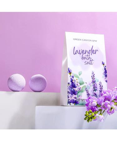Green Canyon Spa Lavender Gift Basket - 10 Pc Set, Perfect for Birthday & Anniversary, Ideal Holiday Gift for Her - Buy Online on GoSupps.com