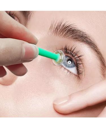 Contact Lens Extraction Tool Set - 4 Piece Silicone Suction Cups for RGP & Scleral Lenses - Pink Green Blue White - International Shipping Available - Buy Online on GoSupps.com