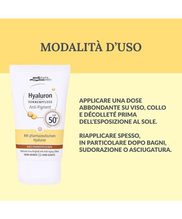 Medipharma Cosmetics Hyaluron zonneverzorging GesAntiPigAntiAge Lsf50 100 G - Buy Online on GoSupps.com