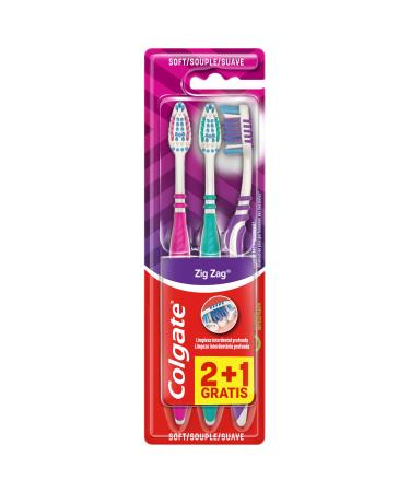 Toothbrush Colgate Zig Zag Soft 3 pieces