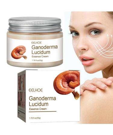 JPSDOWS Facial Moisturizer - Moisturizing cream for dry skin | Ganoderma Lucidum facial moisturizer for women reduces the appearance of fine lines and evens skin tone