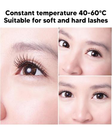 Qukaim Heated Eyelash Curler Heated Eyelash Curler Rechargeable LED Lighting Handheld Electric Lash Heating Curler Rose Red - Buy Online on GoSupps.com