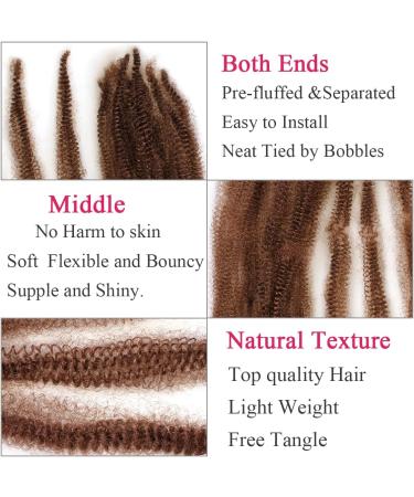 Leeven 24 Inch Pre-Separated Springy Afro Twist Hair 8 Packs Popping Spring Twist Hair for Marley Locs Twist Braiding Hair 10 Strands/Pack Black Pre-fluffed Afro Kinky Marley Hair Extensions /30# 24 Inch (Pack of 8) 30# - Buy Online on GoSupps.com