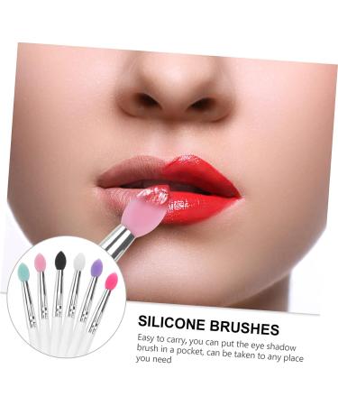 DOITOOL 18 Pcs Eye Shadow Brush Makeup Brush Foam Brush Eyeshadow Brush for Make-up Silicone Brush Make up - Buy Online on GoSupps.com