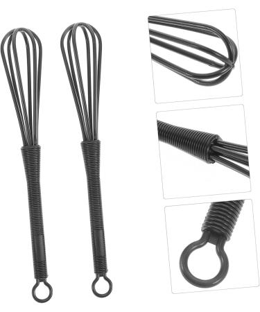 SOLUSTRE Fouets En Plastique Noir Lot De 5 Pour M lange Rapide Et Uniforme De Teintures Capillaires Et ufs Outil Semi-automatique Pour Salons Cuisine - Buy Online on GoSupps.com