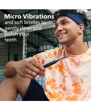 Philips One Electric Toothbrush by Sonicare HY1100/54 - Micro Vibrations Soft Bristles 3-Month Battery Life 2-Minute Timer Quadpacer - Best for Whitening & Polishing Teeth - Buy Online on GoSupps.com