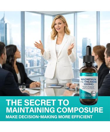 Magnesium L-Threonate Liquid Drops Triple Calm Magnesium Threonate w. Apigenin Theanine Lemon Balm for Relaxation Sleep High Absorption for Brain Health & Cognitive Support - Buy Online on GoSupps.com