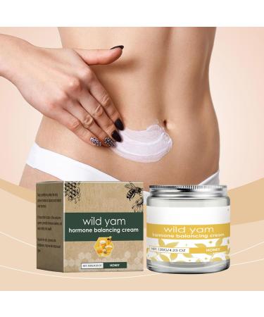 Wild Yam Cream Hormone Balance Organic Hormone Balancing Cream with Honey Aloe Coconut 120g - Buy Online on GoSupps.com