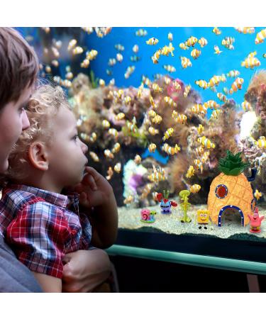 Lacets 7 PCs Aquarium Decoration - Pineapple Ornaments for Fish Tanks & Underwater Landscapes | International Shipping - Buy Online on GoSupps.com