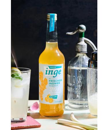 Buy Inge Ginger Syrup - Handmade Bavarian Fruit Ginger Syrup with Natural Spiciness | International Shipping Available - Buy Online on GoSupps.com