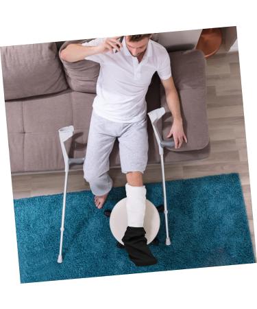 SUPVOX Foot Fracture Nursing Socks | Extra Wide Ankle Support for Men | Swelling Relief & Warm Care | Gypsum Sock | Black - 32x18x0.8cm - Buy Online on GoSupps.com