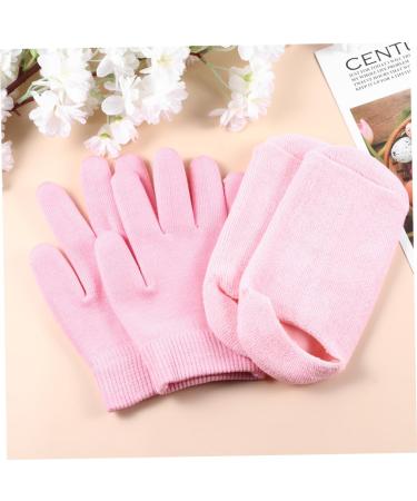 minkissy 4 Pairs Moisturizing Gloves Mitten hand moisturizing gloves cotton hand gloves moisturizing mittens kids overnight Spa Glove fingerless gloves gel gloves short boots dry hands Miss - Buy Online on GoSupps.com