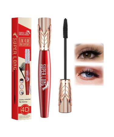 Mascara Super Long Mascara 4D Waterproof And Sweat Proof Mascara-Luxurious Mascara Stereo Lengthening Mascara (1 PCS)