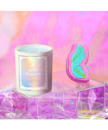 Angel Numbers Bath Bomb with Collectible Pendant Necklace Inside - Fragrant Jewels - Buy Online on GoSupps.com